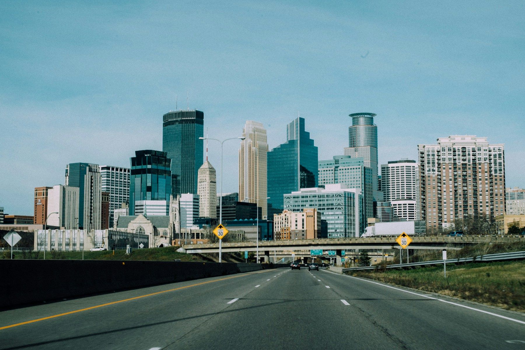 The Minneapolis skyline