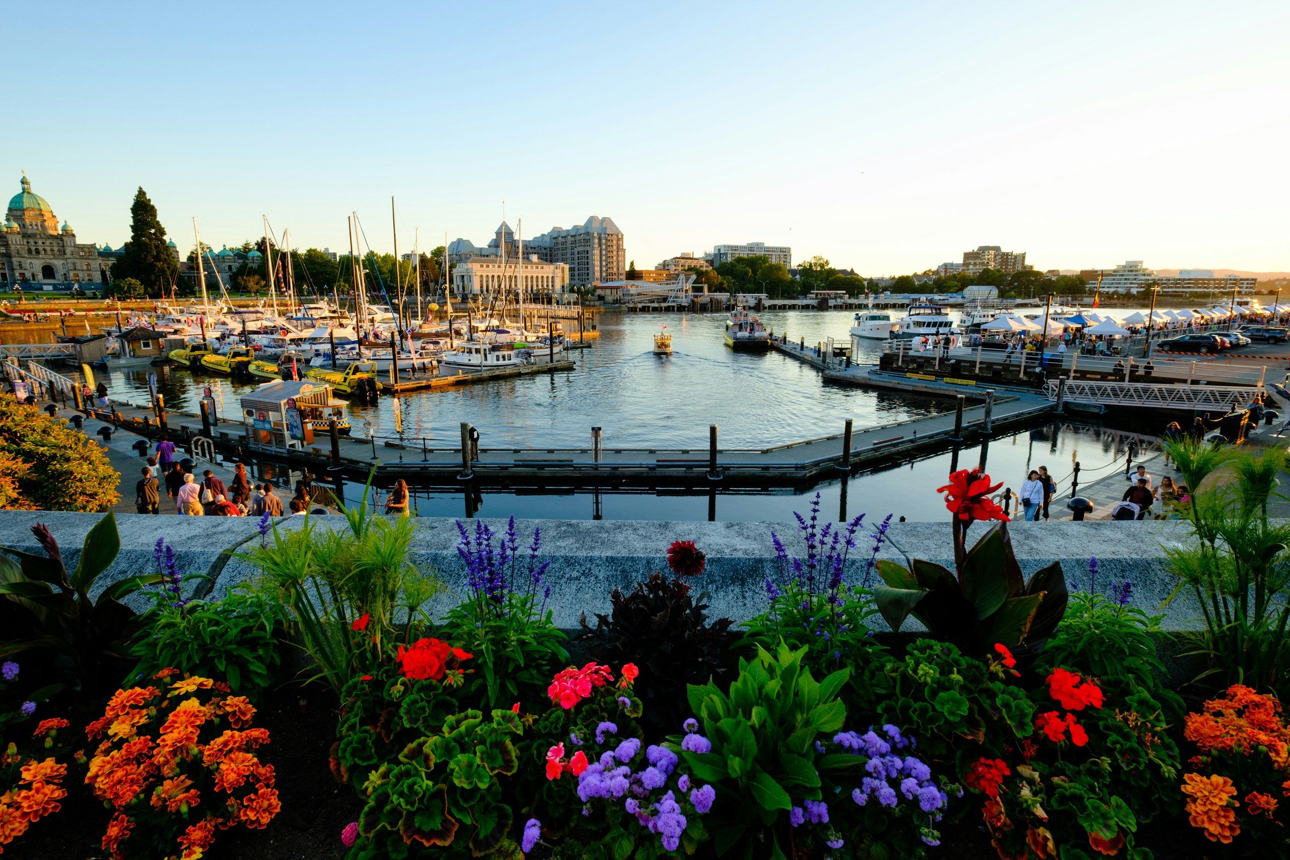 The Inner Harbour in Victoria